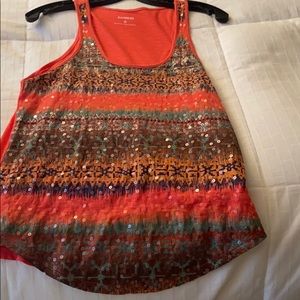 Cute express tank top xs